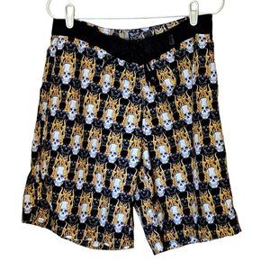 No Fear Board Shorts Flaming Skulls Men's Size 33